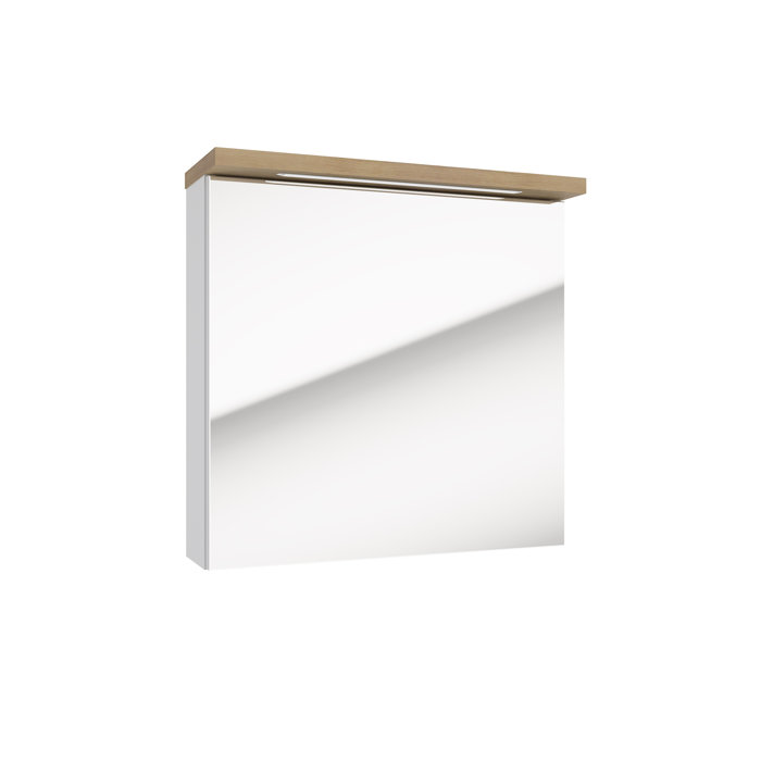 ModernMoments 60 cm x 60 cm Spiegelschrank Buxton mit LED-Beleuchtung